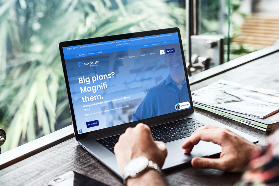 Magnifi Financial website redesign