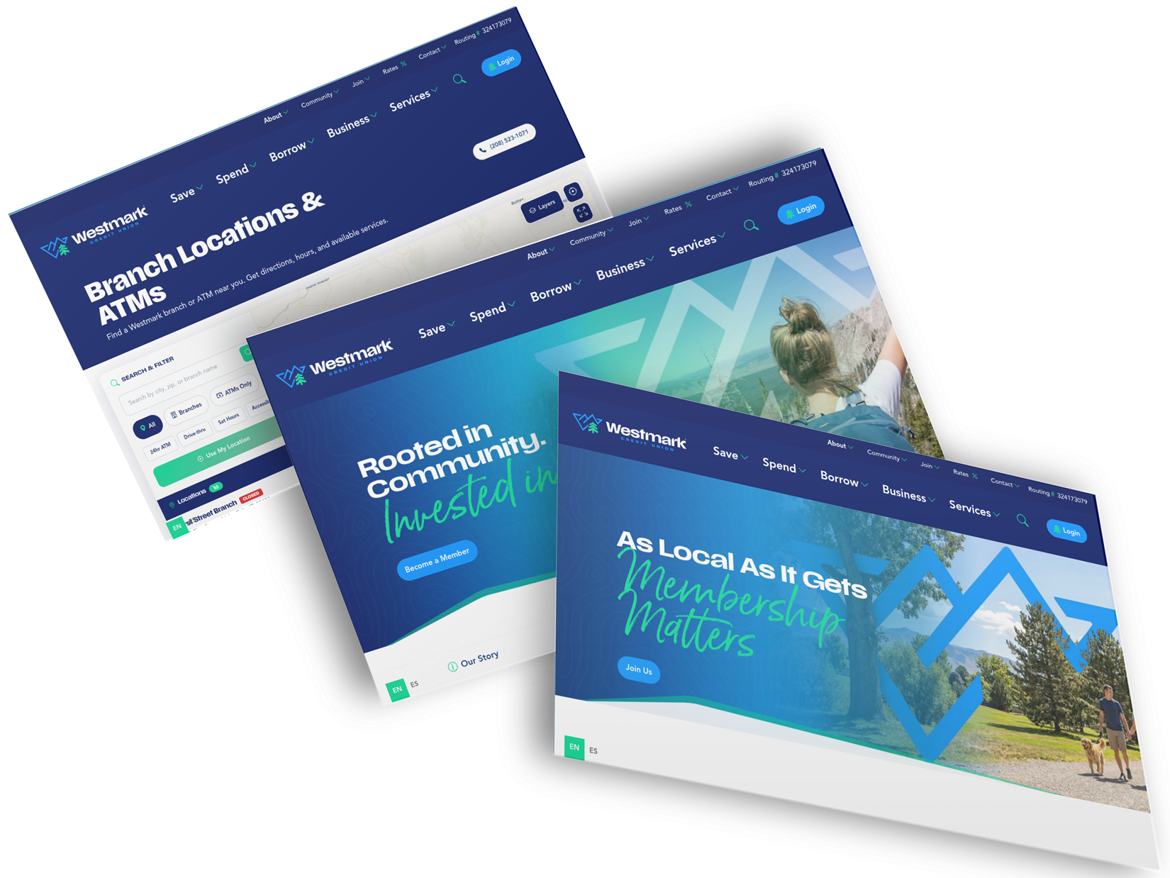 Westmark Credit Union website redesign